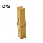 100 tk bambusest klambrid pesul&otilde;ksud, mida on lihtne kasutada, vastupidavad roostekindlad pesuklambrite riidepuud Mitmeotstarbelised klambrid 1 Set