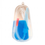 Lihtne kasutada imiku ninapuhastusvahendi komplekt Baby Nose Cleaning Device Kaasaskantav beebi ninaaspiraatori komplekt &otilde;rnade ninade jaoks sinine