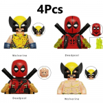 Uued Wolverine Deadpooli ehitusklotsid minim&auml;nguasjad