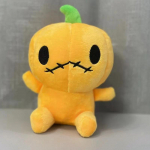 Halloweeni pl&uuml;&uuml;sist m&auml;nguasi Pehme padi k&otilde;rvitsa padi deemon nahkhiire &auml;mblik kuu kommid t&auml;idetud nukk armsad s&uuml;nnip&auml;evakingitused 25cm oranž