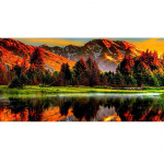 5D DIY T&auml;ielikult Teemantmaal Maastik Suur Seinamaal &Uuml;mmargune Teemant Ristpistes K&auml;sitsi Valmistatud Kunstipildid Magamistuba Kodu Dekoratsioon Full Round 50x100CM