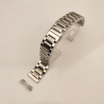 Roostevabast terasest rihm, viie teraga tahke roostevabast terasest rihm, liblikas kahe lukuga pandlaga kellarihm, kellatarvikud 12-22mm 18mm