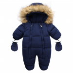 Beebifurkraega kombinesoon: Hubane s&uuml;gis-talvine romper imikutele 80cm (12-18 months)