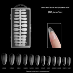 Nail Art Seamless Almond Water Drop kaheotstarbelised pikendused &ndash; 240 poolmatti t&uuml;kki