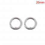 2tk Metallist vedru O-r&otilde;ngas Pandlad Klambrid Karabiin Rahakotid K&auml;ekotid Koti Aksessuaarid 20mm h&otilde;be