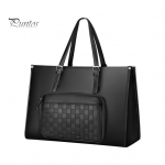 S&uuml;learvuti kandekott isoleeritud l&otilde;unas&ouml;&ouml;gisahtliga 15,6-tolline t&ouml;&ouml;k&auml;ekott veekindel kunstnahast k&auml;ekott &auml;rireisideks, piknikuks, kontorisse 2-in-1 lekkekindel must