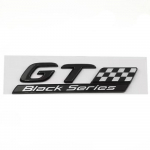 UUS Auto 3D ABS GT Black Series Logo Embleemi M&auml;rgid Kleebised Klassidele C E S GT53 GT63 A35 W211 W212 W222 must