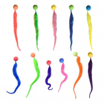 Interaktiivne p&otilde;rkepall sabaga, v&auml;rviline udune uss, p&otilde;rkepall, kassim&auml;nguasi, vikerkaare uss, kassi tagaajamise m&auml;nguasi toakassidele A