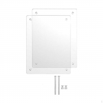 Clear Acrylic Picture Frame Dried Flower Decorative 6 inch Gift Rectangle Minimalist Desktop