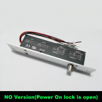 DC12V Elektromagnetiline lukustus NC/NO v&auml;ljundiga, taimeriga, sissefreesitav ukselukk, rikkekindel, rikkekindel polt, sissefreesitav ukselukk NO VERSION
