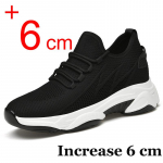 Meeste tossud Vabaaja k&otilde;rgendavad kingad 8cm k&otilde;rguse suurendavad kingad meestele Suvine hingav 6cm liftkingad 10cm sisetald pikemaks 37