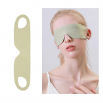 Valgust blokeeriv kaasaskantav &otilde;huke j&auml;&auml;siidist silmamask suviseks reisimiseks magamiskinnitusega silmakate k&otilde;rva riputusrihmaga unisex silmaplaaster roheline