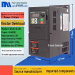 Kolmefaasiliste mootorite v&otilde;imsuse reguleerimise inverter (1,5 kW&ndash;7,5 kW, 380 V kuni 220 V kiiruse regulaator)