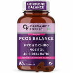 Carbamide Forte PCOS-i toidulisandid naistele alates 40. eluaastast:1 Suhe M&uuml;o-inositooli ja D-kiro-inositooli vahel | Inositooli toidulisand PCOS-i jaoks - 60 taimset tabletti