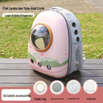 Kaasaskantav kassi seljakott: V&auml;ljas&otilde;iduks Kapsel Lemmiklooma Transpordikast With Side Opening [Upgraded 5-piece Set]