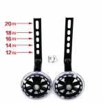 Laste Jalgratta Abirattad 12/14/16/18/20/22 Tolli K&auml;ru K&auml;iguvahetaja K&uuml;lgmine Ratas Tasakaal V&auml;ike Ratas must