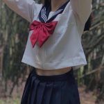 T&uuml;drukute koolivormid Merev&auml;e kost&uuml;&uuml;m Naiste seksikas Merev&auml;e JK &uuml;likond Madrusepluus Plisseeritud seelik XS tumesinine v&auml;rv