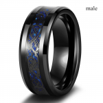Moodsad paaris&otilde;rmused romantilised valged rhinestones CZ naiste s&otilde;rmused Simpe meeste roostevabast terasest s&otilde;rmused paarile pulmaehted 9