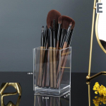 Meigipintsli hoidja Meigikorraldaja kosmeetikatoodete hoiukarp huulepulk kulmupliiatsi vitriin, akr&uuml;&uuml;list l&auml;bipaistev karp