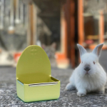 Feeder for Cage Dish Feeder, Anti Bite Water bowl, Hanging Bunny Food Small Pet Ferret