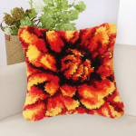 Nicediy Liblika Heegeln&otilde;elaga Vaiba/Padja/Mati Komplekt DIY K&auml;sit&ouml;&ouml; Lilled Ristpistes N&otilde;elakunst Heegeldamine Tikanditarvikud