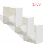 Kodu Vannituba Tolmukindel Seinale Paigaldatav Klappkaanega Korraldaja Ilma Puurimiseta Hambaniit Vatipulgad Meigipadjad Hoiukarp Kodu Kontoritarbed Vajalikud Valge 3PCS