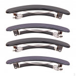 4Pcs Womens Barrette French Hair Clips Pin Headwear clasp