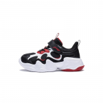 Li Ning Laste Spordijalatsid Libisemiskindlad Kulumiskindlad Madalad Jooksujalatsid Laste Jooksujalatsid Must Valge YKNT010-1 25