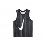 Nike Dri-Fit DNA Triibuline &Uuml;mmarguse Kaelusega Logotr&uuml;kiga Varrukateta Korvpallivest Meeste Topid Must DX0436-010 XS