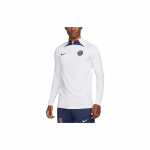 Nike Paris Saint-Germain kraega pikkade varrukatega jalgpallis&auml;rk meestele Valge DM2458-101 XL