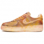 Stussy x Nike Air Force 1 Low K&auml;sitsi v&auml;rvitud New Yorki Vabaajajalatsid Unisex tossud Pruun STUSSY-NIKE-AF1-NY 40.5