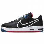 Nike Air Force 1 Low React Must Valge J&otilde;usaalipunane J&otilde;usaalsinine Tossud CT1020-001 38