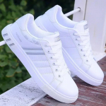 Moodsad meeste tossud vabaajajalatsid meeste korterid Zapatillas Hombre kerged PU nahast hingavad kingad meeste valged spordijalatsid tennisejalatsid 44 h&otilde;be