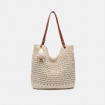 Suure mahutavusega kootud kott rannikupuhkuse kott &otilde;lakott kirjanduslik t&ouml;&ouml;les&otilde;iduks &otilde;&otilde;neskootud kott naistele 36*15*28cm