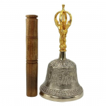 Messing Tiibeti Om Kell Feng Shui Vastu Meditatsioon Heliteraapia, Vaimne Kingitus Kodu, Kontori Templi Dekoor Budistlik Positiivsus Rahulikkus L&otilde;&otilde;gastus