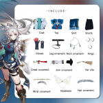 Honkai Star Rail Feixiao Cosplay Kost&uuml;&uuml;m Suur Kindral Merlini K&uuml;&uuml;s Feixiao Meeste Halloweeni Karnevali Peo &Uuml;likond S