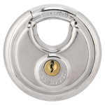 Stainless Steel Round shape Padlock Key for Outdoor Warehouse Fences Cabinet Locks