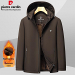 Pierre Cardin Meeste Kuldne Mink-fliisvoodriga Talvine Tepitud Jakk 5XL