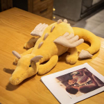 100cm Draakoni pehmed m&auml;nguasjad T&auml;idisega dinosaurus Lendavate tiibadega Roheline Kollane Hall Draakonid Nukkude Multikas S&uuml;nnip&auml;eva J&otilde;ulukink poisile Kaunistus about 65cm