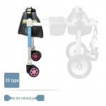 Koeraratas ja lemmikloomak&auml;ru tagajalgade toetamiseks, puude korral, eakate hooldus, liikuvuse abivahend &ndash; urineerimine ja roojamine ei ole m&otilde;jutatud Rear leg style