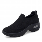 Mood Naiste vabaajajalatsid Hingavad naiste tossud L&ouml;&ouml;ke summutavad kulumiskindlad naiste jooksujalatsid Zapatillas De Mujer 36 must