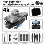 Uus JJRC YK8 Drone 4K HD ESC kaamera lainurk 5G WIFI FPV optilise voolu positsioneerimine 360&deg; takistuste v&auml;ltimine harjadeta mootor RC Quadcopter m&auml;nguasi kingitus 3 Battery hall