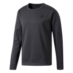 Adidas X NBA Collaboration AS PO Crew Logo Round Neck Pullover Versatile Long Sleeve Sweatshirt Men sweatshirt Black AZ5914 L