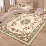 Euroopa Retro Lilleline Suur Vaip Elutuppa Luksuslik Dekoratiivne Vaip Libisemisvastane Magamistuba Eesruum Pestav Pehme Matt 120*160cm beige