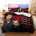 Luciferi sarja voodipesu kolmeosaline Eaby kodutekstiili komplekt AU Single 140x210cm