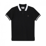 Vivienne WeSTwood Orb Logo Klassikaline Polo Meeste S L&uuml;hikeste Varrukatega T-s&auml;rk 2h01000i J0009 N401 2H01000I J0009 N401 (S)