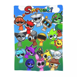 Sprunki Tekk Superpehmed Mugavad Visketekid Diivanile 50x60 tolli Mitu Suurust Voodikate 30x40in