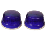 24V &Uuml;mmargused Vilkurid Valgus Universaalne S&otilde;iduk Veoautole Traktorile Bussile, Iseki, YANMAR Punane H&auml;daabi Tee&auml;&auml;rsed Vilkurid Helesinine | 2 tk