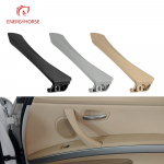 Car Inner Handle Interior Door Panel Pull Trim Cover Gray Beige Black left Right For BMW 3 series E90 E91 318 320 Right Gray
