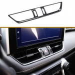 My Good Car abs Interior Middle Console Center Air Condition Vent Outlet Cover Trim For Toyota RAV4  Car Accessory ABS carbon fiber